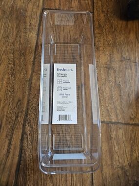 Clear Refrigerator Storage Bin - Transparent